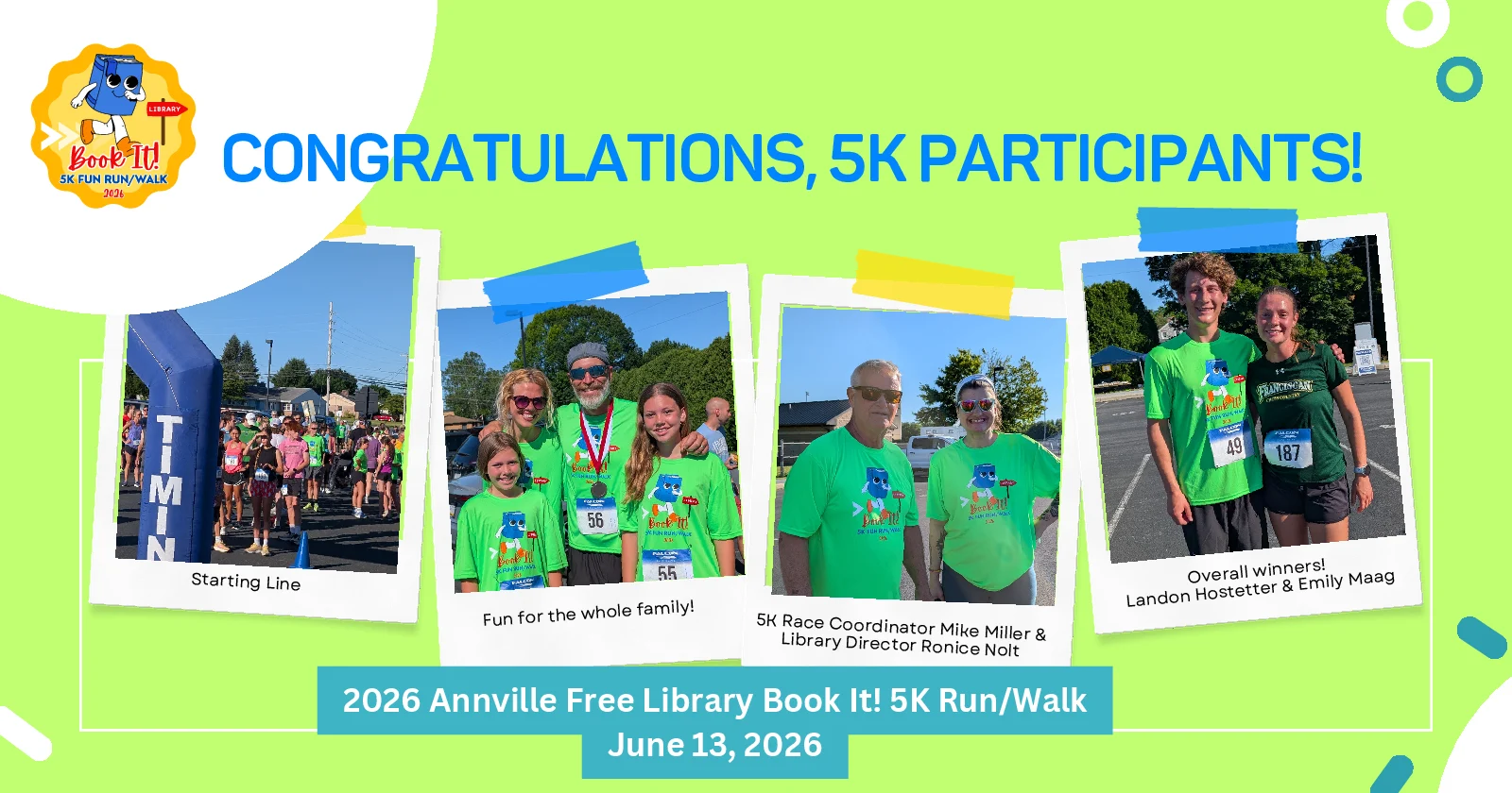 2026 5K Bookends Thank You